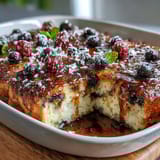 Blueberry Pancake Oven Bake