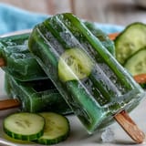 Frozen Pickle Juice Popsicles, a zesty, easy dessert perfect for summer days.