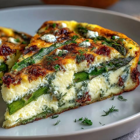 Spring Brunch Frittata Asparagus