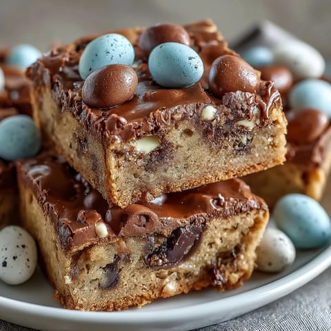 Peanut Butter Easter Egg Bars