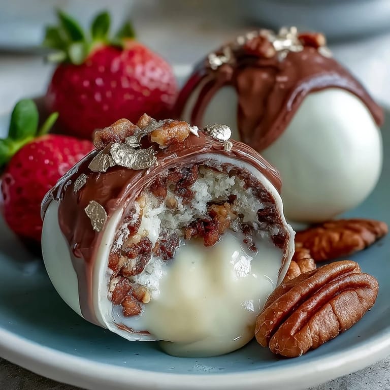 Luxurious strawberry-white chocolate Easter eggs, crunchy filling with crisped rice and hazelnuts, perfect for festive dessert platters