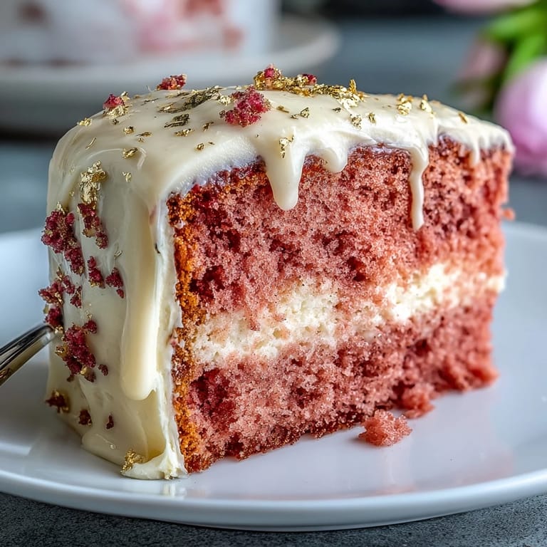 Luscious Bridal Shower Rosé Velvet Cake, a celebration of rosy hues and sweet indulgence.