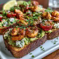 Spring Brunch Avocado Toast Board with Smoked Salmon, featuring creamy avocado, smoked salmon, and vibrant fresh toppings arranged for easy sharing.